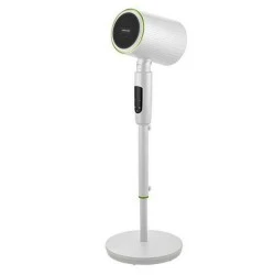 Ανεμιστήρας ορθοστάτης Φ20CM 50W 2 σε 1 με λειτουργία θερμαντικού 2200W λευκό χρώμα & χρονοδιακόπτη