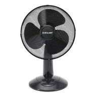 Ανεμιστήρας επιτραπέζιος μαύρος 45W 220-240V Ø30 50dB με στρόγγυλη βάση & ρυθμιζόμενη γωνία αέρα 60°