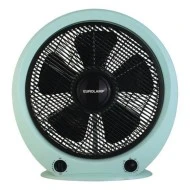 Ανεμιστήρας δαπέδου box fan Φ40 35W με 3 ταχύτητες & χρονοδιακόπτη 120' σε πράσινο χρώμα