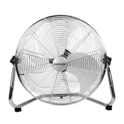 Ανεμιστήρας δαπέδου μεταλλικός Φ45 100W με ρυθμιζόμενη γωνία αέρα 180° και λαβές μεταφοράς