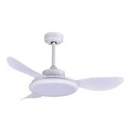 Ανεμιστήρας οροφής σε λευκό χρώμα 35W Φ107cm με LED DIMMABLE φωτισμό 32W τηλεχειριστήριο 6 ταχύτητες & 3 φτερωτές