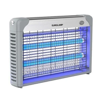 Ηλεκτρικό εντομοκτόνο UV TUBE 20W 220-240V 50Hz κάλυψη χώρου έως 30m² σε ασημί χρώμα 