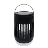 Εντομοκτόνο - λάμπα 3.7V 1.5W επαναφορτιζόμενο με ηλιακό πάνελ κάλυψη χώρου 30m² IP44 σε μαύρο χρώμα Εντομοκτόνο - λάμπα 3.7V 1.5W επαναφορτιζόμενο με ηλιακό πάνελ κάλυψη χώρου 30m² IP44 σε μαύρο χρώμα