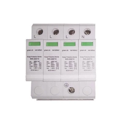 Αντικεραυνικό τριφασικό Τ1-Τ2 20kA-40kA 385V 4P Αντικεραυνικό τριφασικό Τ1-Τ2 20kA-40kA 385V 4P