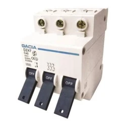 Ραγοδιακόπτης ΔΕΗ GACIA 3x25A 4.5kA τετραπολικός τύπου Α 230/400V