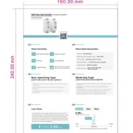Τηλεχειριζόμενος διακόπτης WiFi SMART TUYA 63A & μετρητής ρεύματος προγραμματιζόμενος