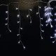 Χριστουγεννιάτικα 100 led λαμπάκια βροχή με δυνατότητα επέκτασης, μετασχηματιστή 31v και διάφανο καλώδιο pvc 180x60cm IP44