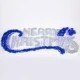 Διακοσμητικό Merry christmas 184x5x65.5cm με 21m led φωτοσωλήνα ασημί και μπλε χρώμα και προέκταση παροχής 1,5m ip44 Διακοσμητικό Merry christmas 184x5x65.5cm με 21m led φωτοσωλήνα ασημί και μπλε χρώμα και προέκταση παροχής 1,5m ip44