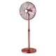 Ανεμιστήρας με ορθοστάτη Φ45cm 230V AC 60W 3 ταχύτητες μεταλλικός με χρώμα χαλκού & 4 ασημί πτερύγια ρυθμιζόμενος