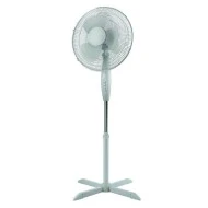 Aνεμιστήρας με ορθοστάτη διάμετρο Φ45cm 230V 55W σε λευκό χρώμα 3 ταχυτήτων με δυνατότητα περιστροφής & ρυθμιζόμενο ύψος