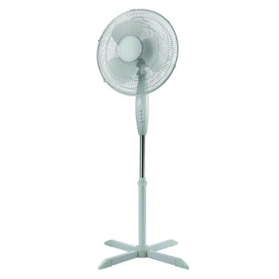 Aνεμιστήρας με ορθοστάτη διάμετρο Φ45cm 230V 55W σε λευκό χρώμα 3 ταχυτήτων με δυνατότητα περιστροφής & ρυθμιζόμενο ύψος