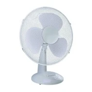 Ανεμιστήρας επιτραπέζιος 230V AC με διάμετρο Φ30cm 35W 3 ταχύτητες με 3 πτερύγια σε λευκό χρώμα