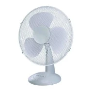 Ανεμιστήρας επιτραπέζιος 230V AC με διάμετρο Φ40cm 45W 3 ταχύτητες με 3 πτερύγια σε λευκό χρώμα