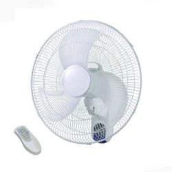 Ανεμιστήρας επιτοίχιος με διάμετρο Φ45cm 230VAC 50W τηλεχειριζόμενο με χρονοδιακόπτης 3 πτερύγια σε λευκό χρώμα 