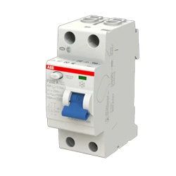 Ρελέ αντιηλεκτροπληξίας (διαρροής) 2P 40A 30mA 2 modules 1kA τύπου A ABB F202A-40/0.03