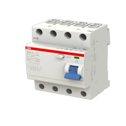 Ρελέ αντιηλεκτροπληξίας (διαρροής) 4P 40A 30mA 4 modules 1kA τύπου A ABB F204A-40/0.03