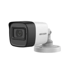 Κάμερα Hikvision Mini Bullet 4 σε 1 με ανάλυση εικόνας 5MP με ήχο DS-2CE16H0T-ITFS 2.8mm με εμβέλεια IP67