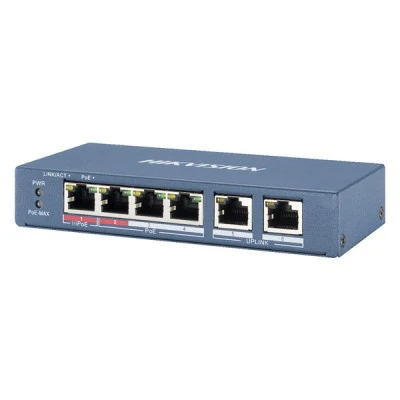 Switch HIKVISION 4 καναλιών Fast Ethernet PoE & DS-3E0106HP-E Switch HIKVISION 4 καναλιών Fast Ethernet PoE & DS-3E0106HP-E