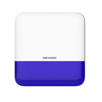 Ασύρματη σειρήνα εξωτερικού χώρου Hikvision 110dB DS-PS1-E-WE BLUE στεγανή IP65