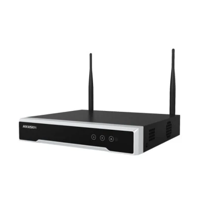 Kαταγραφικό WiFi δικτυακό σύστημα NVR  Hikvision 4 καναλιών με χωρητικότητα 1U DS-7104NI-K1/W/M