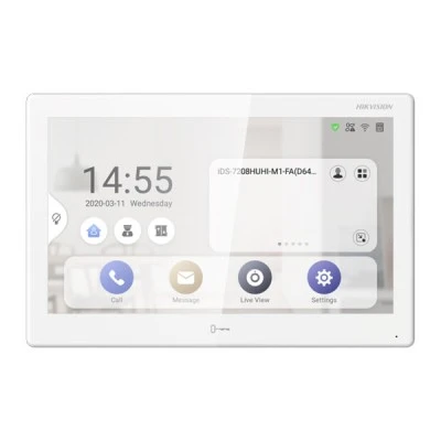 Δικτυακό μόνιτορ θυροτηλεόρασης Hikvision 10.1" DS-KH9510-WTE1 έγχρωμη οθόνη αφής με ανάλυση 1024x600 Δικτυακό μόνιτορ θυροτηλεόρασης Hikvision 10.1" DS-KH9510-WTE1 έγχρωμη οθόνη αφής με ανάλυση 1024x600
