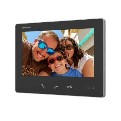 Αναλογικό μόνιτορ θυροτηλεόρασης 7" Hikvision 2 καλωδίων DS-KH7300EY-TE2 με ανάλυση 1024*600 με 3 πλήκτρα αφής