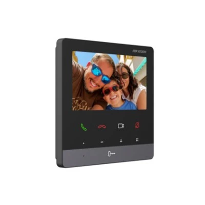 Δικτυακό IP μόνιτορ θυροτηλεόρασης 4.3" Hikvision DS-KH6100-E1 με ανάλυση  480 x 272 με έγχρωμη οθόνη αφής 