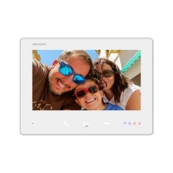 Αναλογικό μόνιτορ θυροτηλεόρασης 7" Hikvision 2 καλωδίων (WiFi) DS-KH7300EY-WTE2 White με ελληνικό μενού