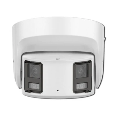 Κάμερα δικτυακή IP ColorVu Panoramic 8MP με ηχητική ειδοποίηση DS-2CD2387G2P-LSU/SL & διάμετρο φακού 4mm IP67