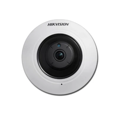 Κάμερα HIKVSION με ανάλυση εικόνας 5MP δικτυακή IP Fisheye με δέσμη 180° & ήχο DS-2CD2955G0-ISU