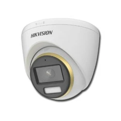 Κάμερα Hikvision ColorVu Dual Light με ανάλυση 2MP & ήχο DS-2CE72DF3T-LFS 2.8mm με εμβέλεια 40m IP67