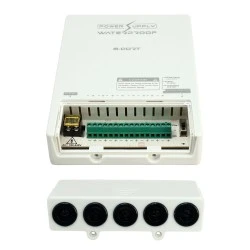 Τροφοδοτικό CCTV FOLKSAFE FS-DC120805W 8 εξόδων, 12V/5A, αδιάβροχο IP65