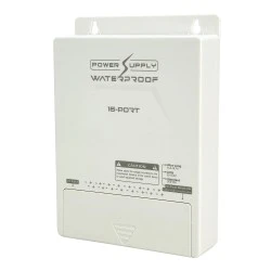 Τροφοδοτικό CCTV FOLKSAFE FS-DC121608W 16 εξόδων, 12V/8A, αδιάβροχο IP65