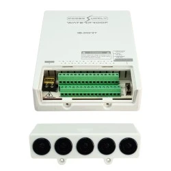 Τροφοδοτικό CCTV FOLKSAFE FS-DC121608W 16 εξόδων, 12V/8A, αδιάβροχο IP65