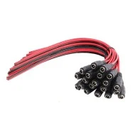 Καλώδιο FOLKSAFE FS-DCPIGTAIL-F με θηλυκό βύσμα 5.5x2.1mm 10τμχ