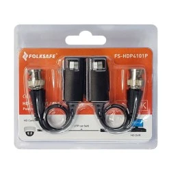 Παθητικό Video Balun FOLKSAFE FS-HDP4101P push-pin τερματικό για κάμερες