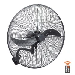 Ανεμιστήρας επίτοιχος επαγγελματικός 50cm 140w με κοντρόλ 2 μεταλλικές λεπίδες & στιβαρή κατασκευή