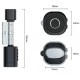 Bluetooth έξυπνος κύλινδρος με ψηφιακό πληκτρολόγιο και δαχτυλικό αποτύπωμα LILIWISE C1 V.A 95 σε ασημί χρώμα 