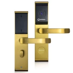 Aδιάβροχη κλειδαριά Orbita RFID E3142B Gold Bluetooth από ανοξείδωτο ατσάλι τεχνολογίας Mifare