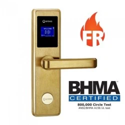 Κλειδαριά RFID τεχνολογίας Mifare με οθόνη LCD σε χρυσό χρώμα ORBITA E4131A GOLD