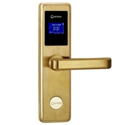 Bluetooth κλειδαριά RFID τεχνολογίας Mifare από ανοξείδωτο ατσάλι ORBITA E4131BB GOLD BLUETOOTH σε χρυσό χρώμα Bluetooth κλειδαριά RFID τεχνολογίας Mifare από ανοξείδωτο ατσάλι ORBITA E4131BB GOLD BLUETOOTH σε χρυσό χρώμα