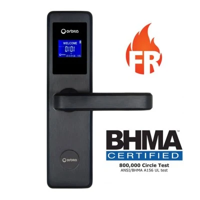 Bluetooth κλειδαριά RFID τεχνολογίας Mifare ORBITA E4431BB BLACK BLUETOOTH σε μαύρο χρώμα