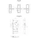 Bluetooth κλειδαριά RFID τεχνολογίας Mifare ORBITA E4431BB BLACK BLUETOOTH σε μαύρο χρώμα