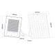Ηλιακός προβολέας 240W SOLAR SMD LED FLOOD LIGHT 4000K ενδιάμεσο φως με φωτοβολταϊκό πάνελ & χειριστήριο IP66 90° Ra80