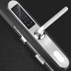 Κλειδαριά Airbnb Bluetooth με ψηφιακό πληκτρολόγιο FOX FPB-E002S SILVER σε ασημί χρώμα Κλειδαριά Airbnb Bluetooth με ψηφιακό πληκτρολόγιο FOX FPB-E002S SILVER σε ασημί χρώμα
