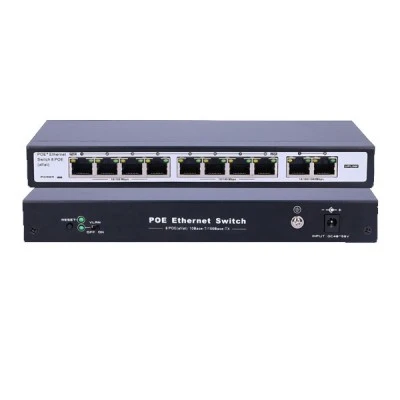 Switch 4 καναλιών με τροφοδοσία PoE FS-S1008EP-2E με προστασία από υπέρταση Switch 4 καναλιών με τροφοδοσία PoE FS-S1008EP-2E με προστασία από υπέρταση