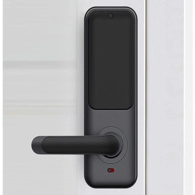 Bluetooth έξυπνος κύλινδρος με ψηφιακό πληκτρολόγιο και δαχτυλικό αποτύπωμα LILIWISE C1 V.A 95 σε ασημί χρώμα 