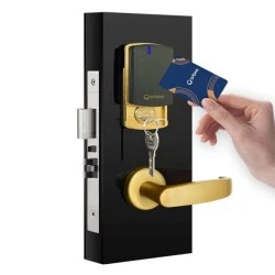 Κλειδαριά RFID τεχνολογίας Mifare με μηχανισμό ANSI με λειτουργία Anti-Panic ORBITA S3172H GOLD σε χρυσό χρώμα Κλειδαριά RFID τεχνολογίας Mifare με μηχανισμό ANSI με λειτουργία Anti-Panic ORBITA S3172H GOLD σε χρυσό χρώμα