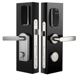 Κλειδαριά RFID Mifare ORBITA S3463G BLACK σε μαύρο χρώμα από ανοξείδωτο ατσάλι, ανθεκτική στην υγρασία και στη φωτιά