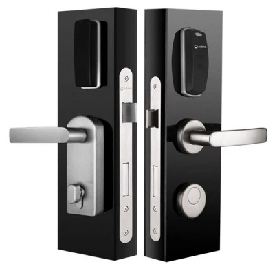 Κλειδαριά RFID Mifare ORBITA S3463G BLACK σε μαύρο χρώμα από ανοξείδωτο ατσάλι, ανθεκτική στην υγρασία και στη φωτιά